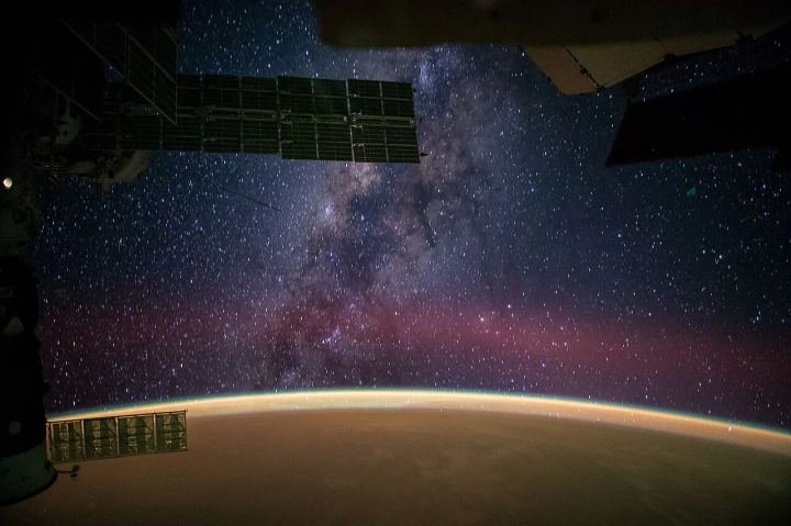 The Milky Way above the Sahara desert at night