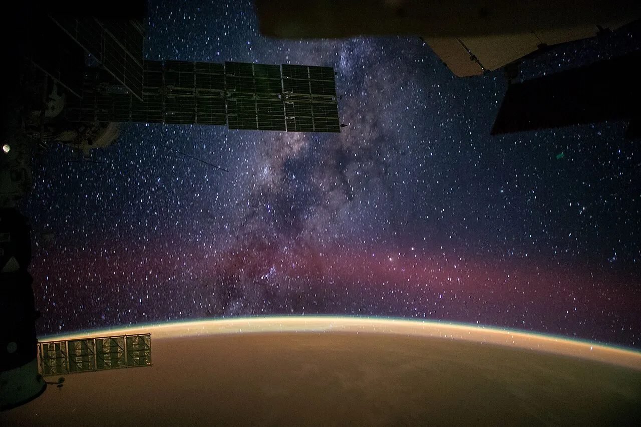 The Milky Way above the Sahara desert at night