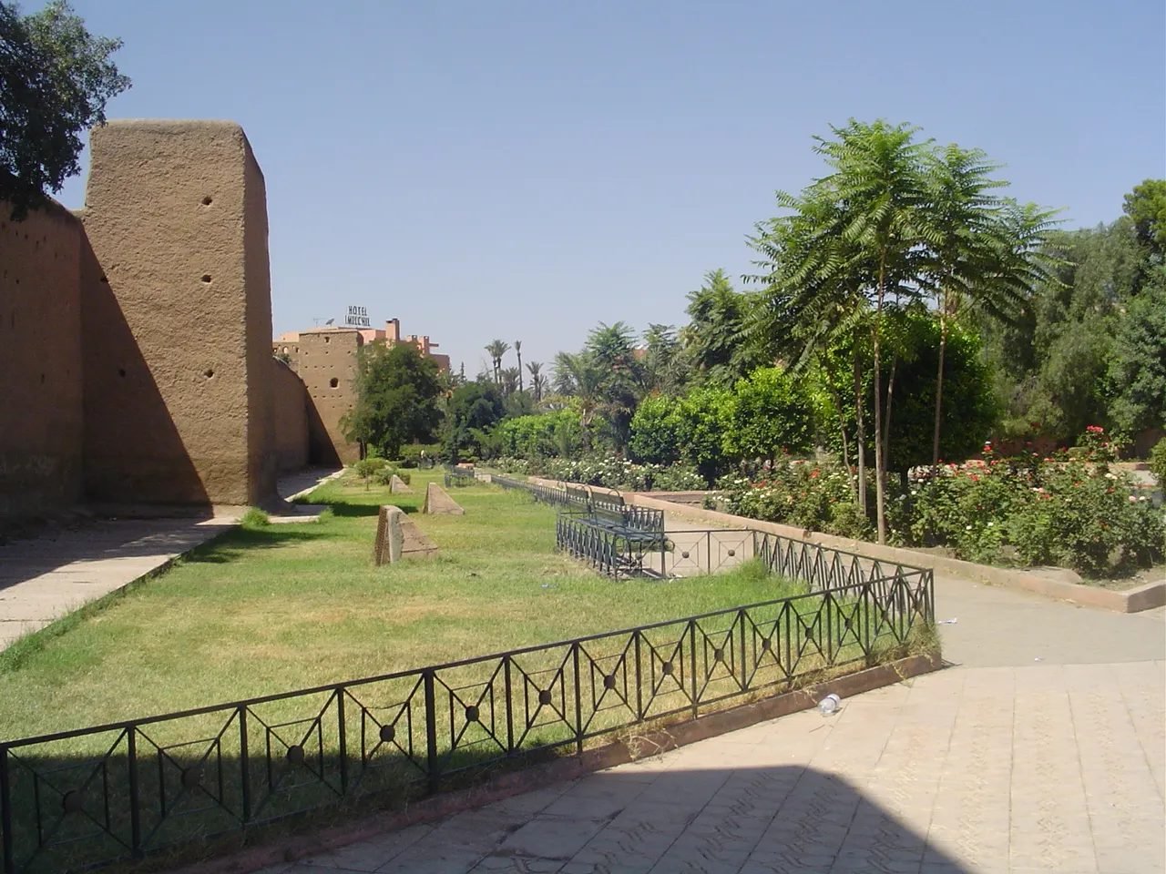 Street in Gueliz, the modern district of Marrakech